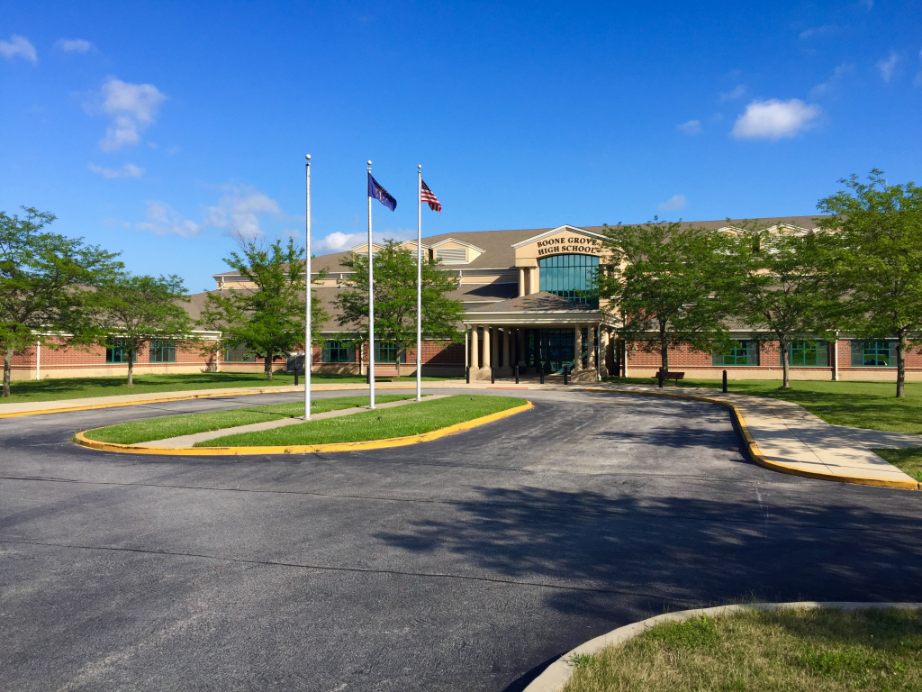 The Boone Grove High School Building