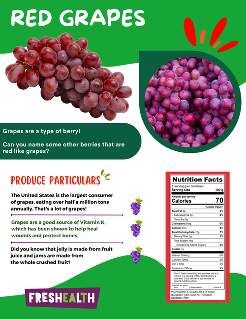 red grapes